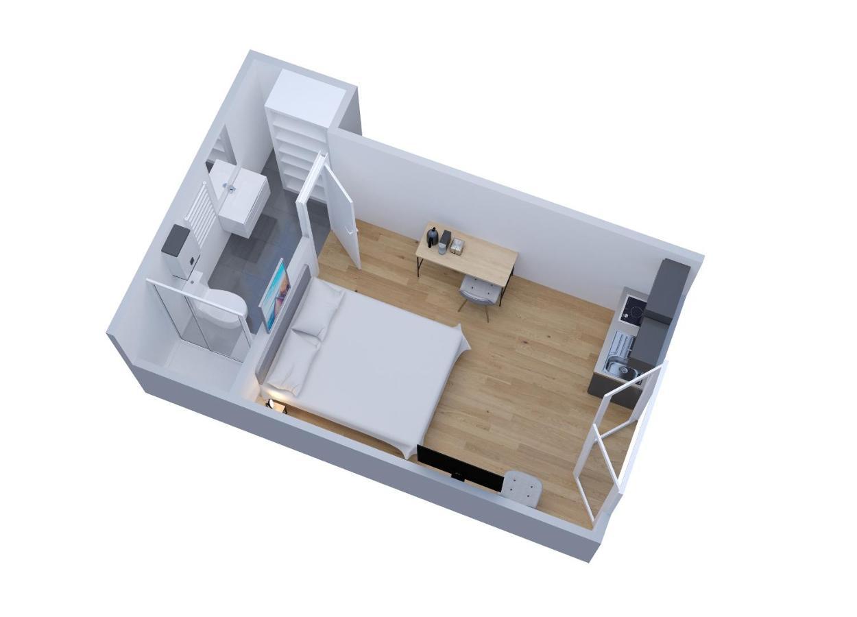 Residence Duguay - Centre Ville - Porte B - Appartements Tout Confort - Neuf - Nouveau Lorient Ngoại thất bức ảnh